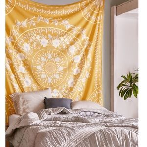 Yellow Medallion Urban Outfitters Tapestry